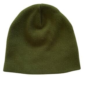 Lakai Beanie Hat One Size Olive Green Knitted Fold Skateboarding Winter Ski